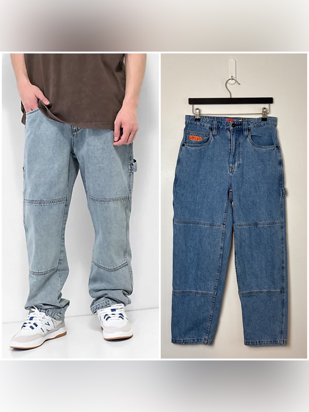 EMPYRE - Y2K Relax SK8 Denim. Skids Carpenter Jeans. Size 28